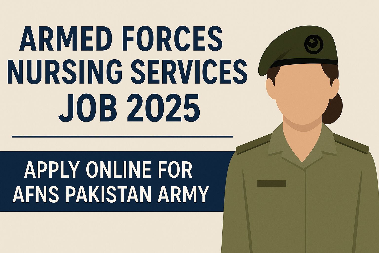 Armed Forces Nursing Services Job 2025