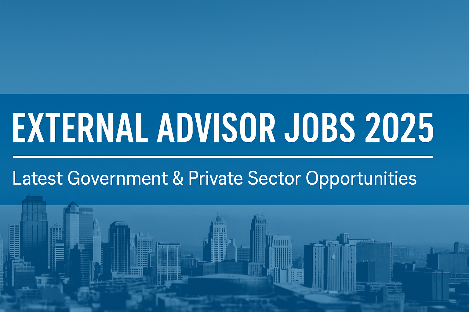 External Advisor Jobs 2025