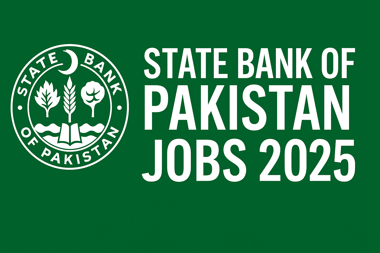State Bank of Pakistan Jobs 2025